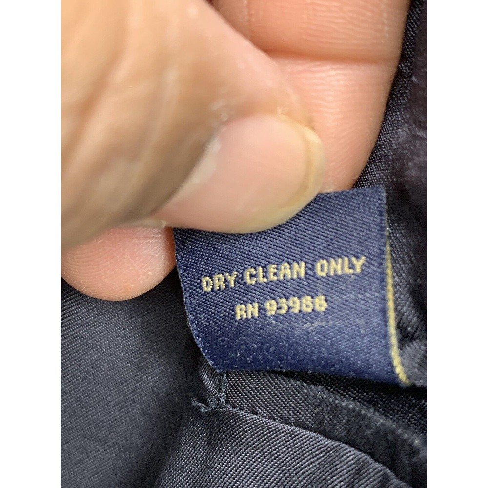 346 Brooks Brothers Sports Coat Blazer Mens Size 43 L Blue 2009 Two Button Front - Picture 9 of 16